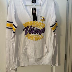 Team Apparel Minnesota Vikings White Tee